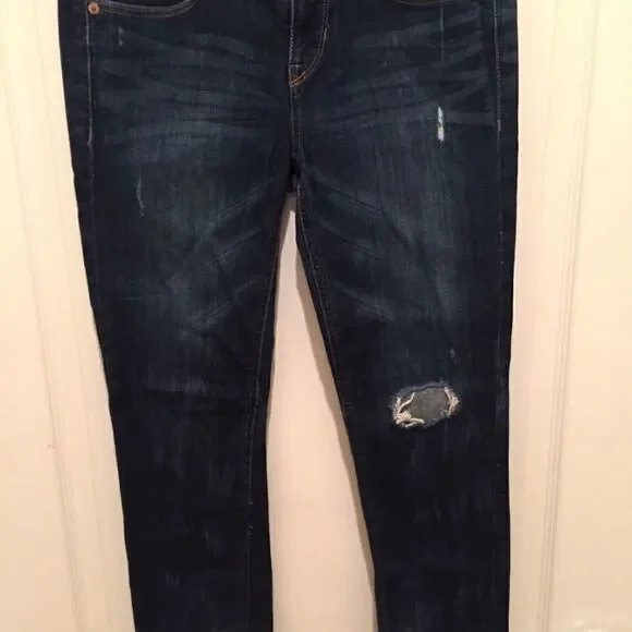 Express Distressed Jeans   - Picture 3 of 7